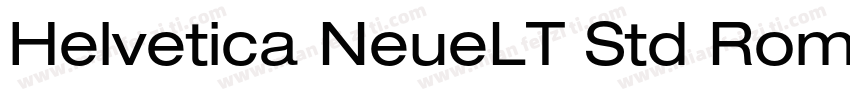 Helvetica NeueLT Std Roman2字体转换